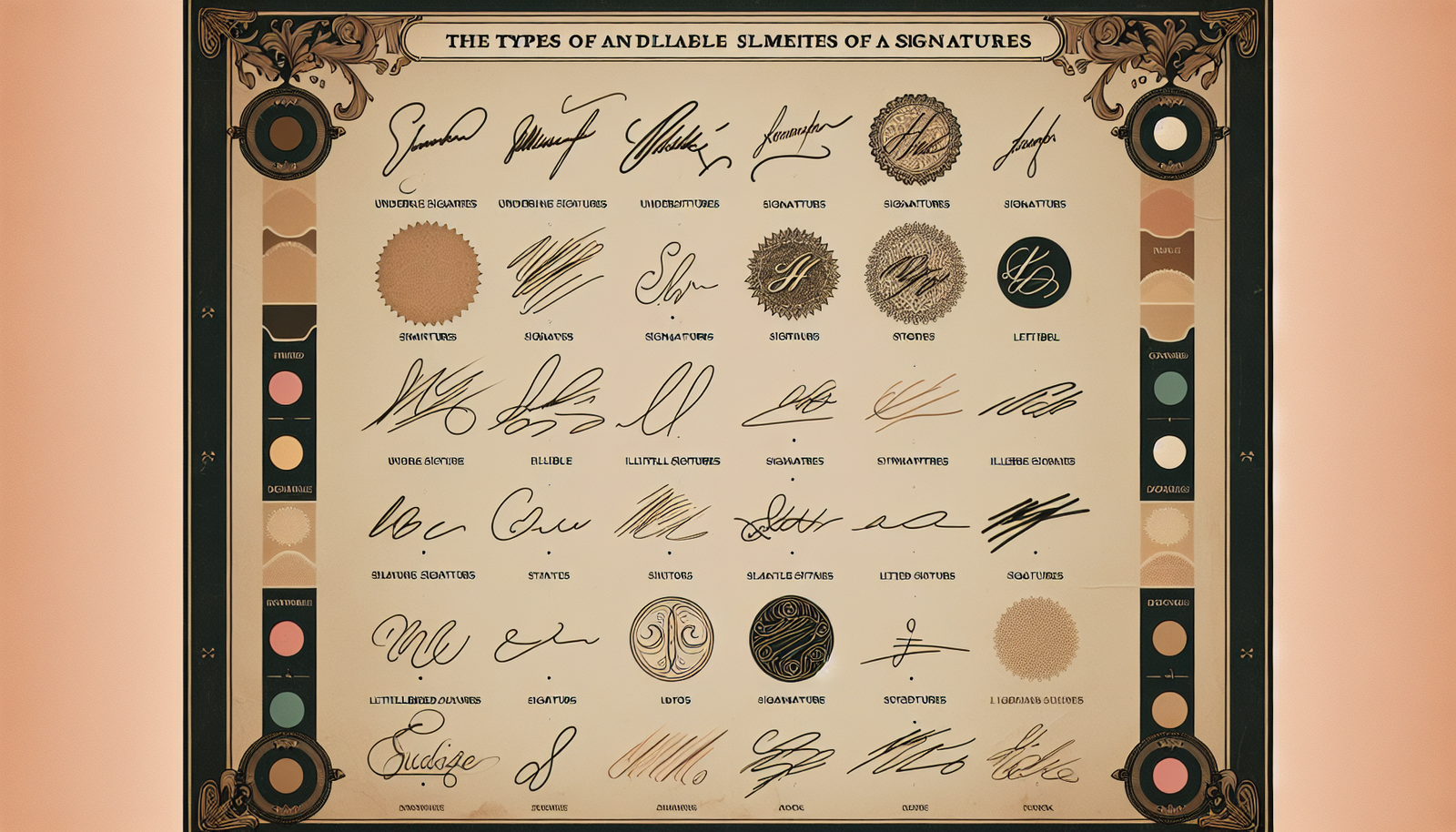 Types and Elements of Signature