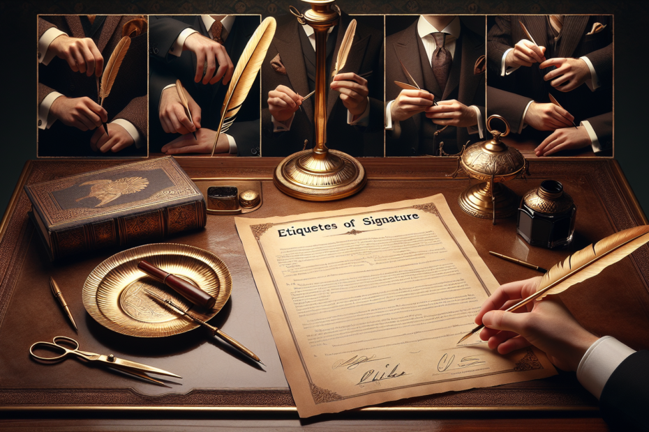 Etiquettes of Signature
