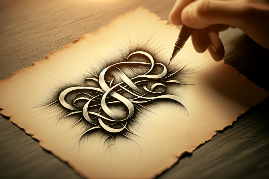 Meaning of Overlapped First and Last Name in Signature