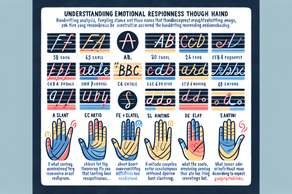 Understanding Emotional Responsiveness with FA, AB, BC, CD and DE Slanting in Handwriting
