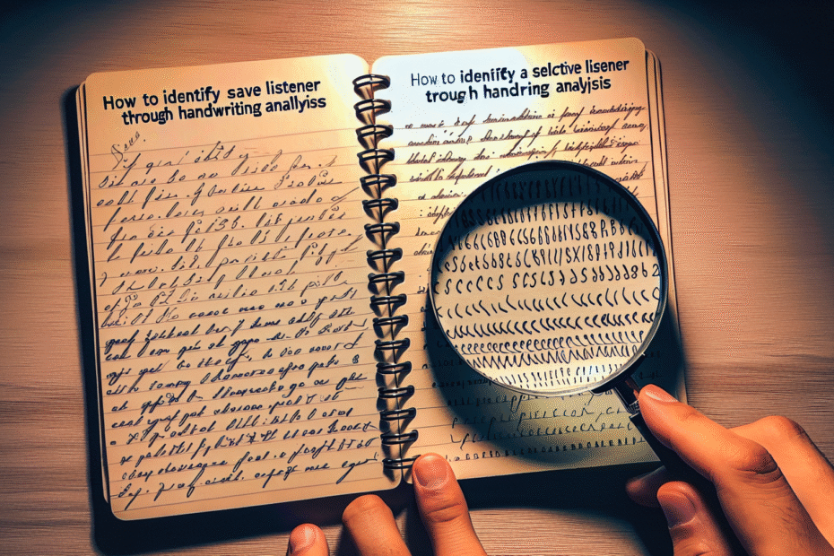How to Know the Selective Listener Using Handwriting