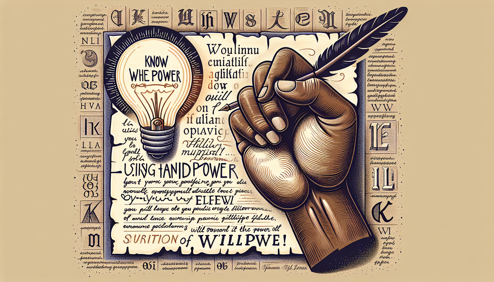 Know the Power of Willpower Using Handwriting