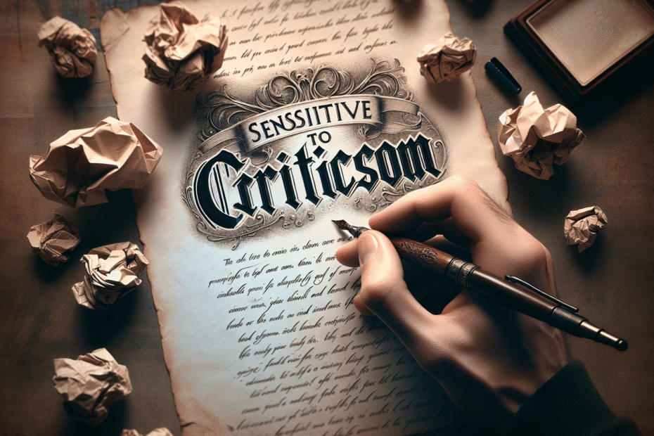 Know the Trait- Sensitive to Criticism using Handwriting