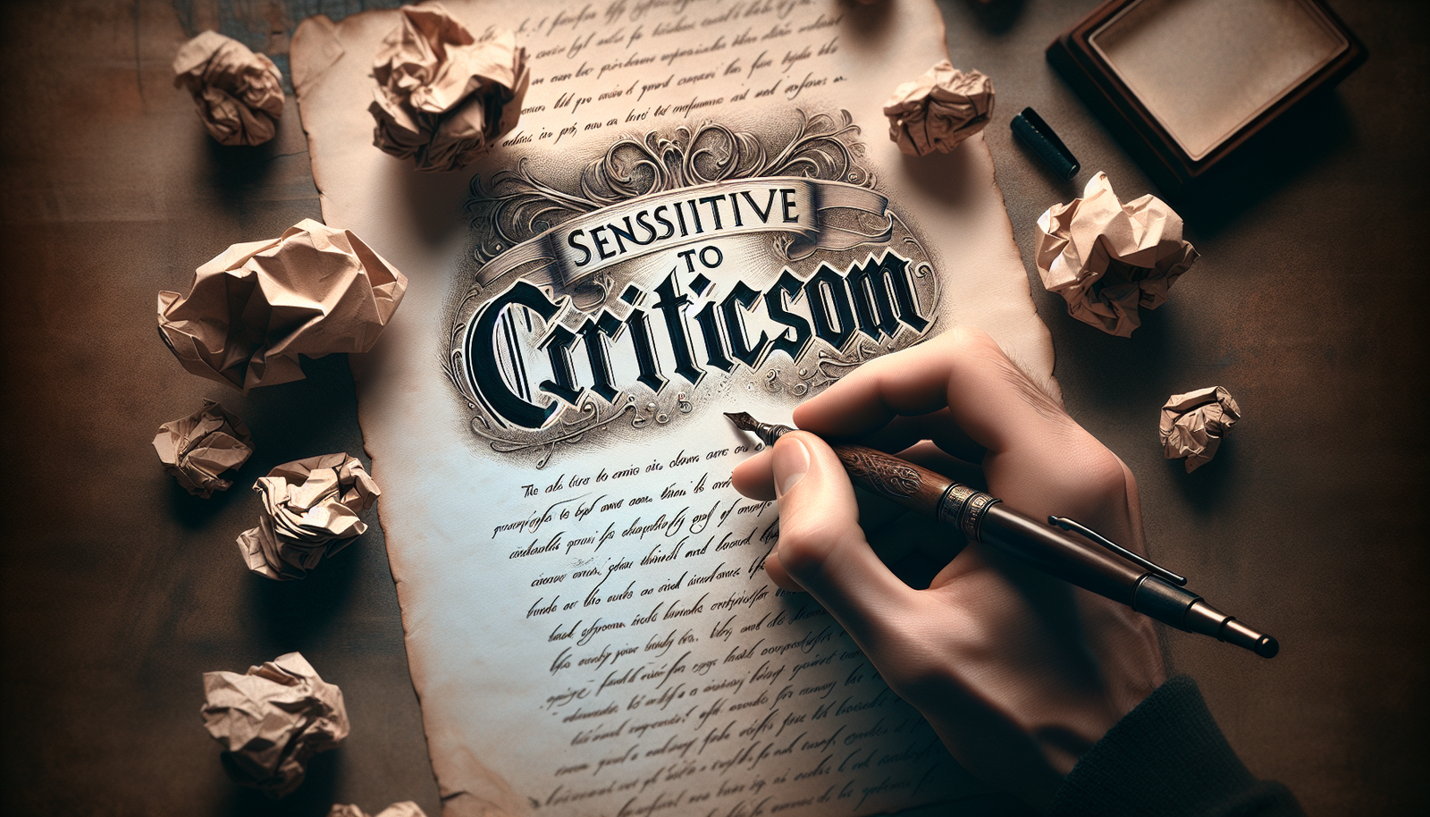 Know the Trait- Sensitive to Criticism using Handwriting