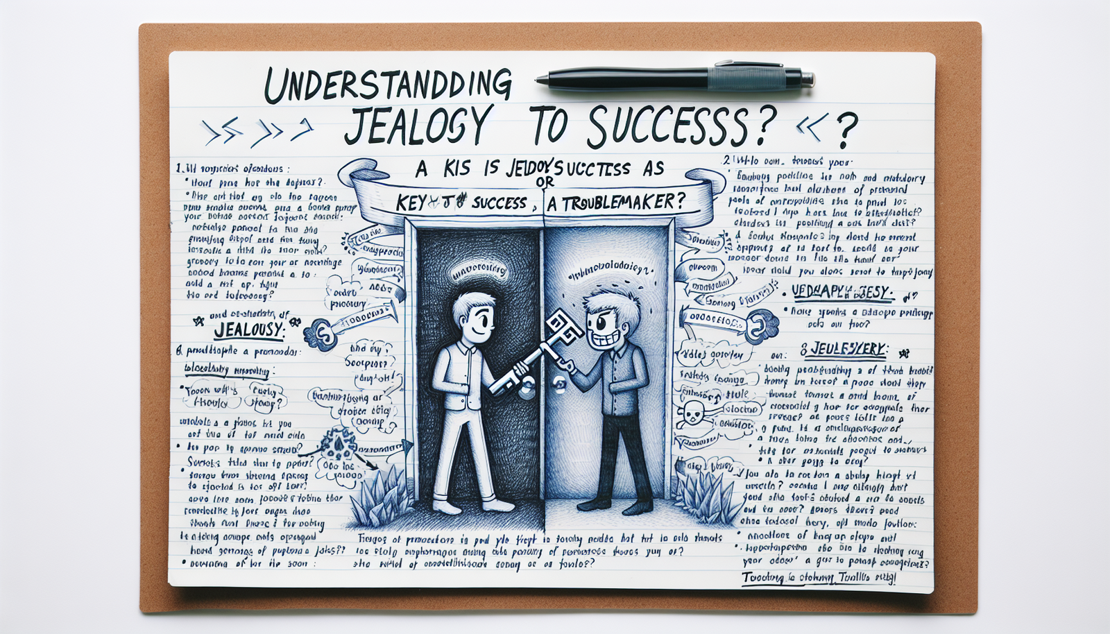 Understand the Jealousy A key of Success or Troublemaker using Handwriting