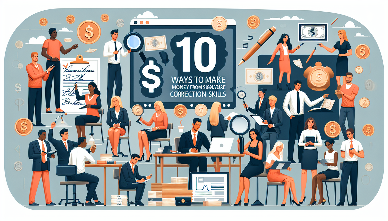 10 Ways to Make Money from Signature Correction Skills