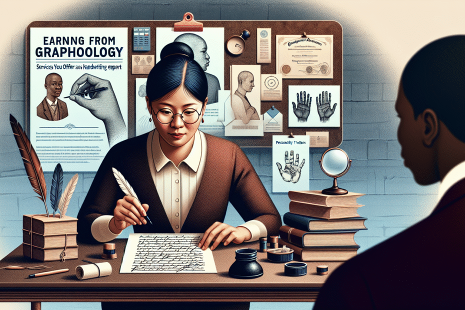 Earning from Graphology: Services You Can Offer as a Handwriting Expert