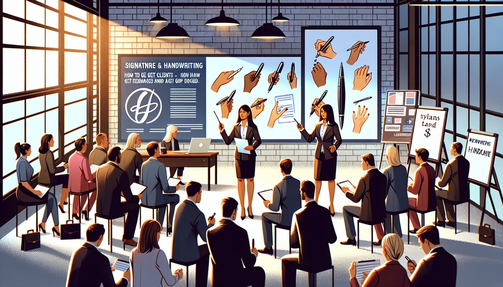 Corporate Workshops on Signature & Handwriting – How to Get Clients and Get Paid