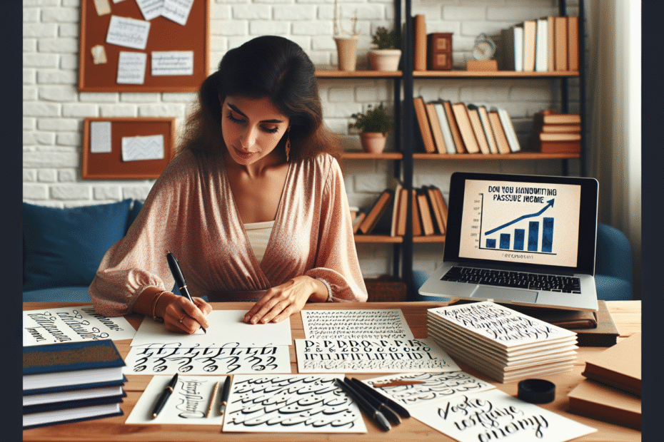 Building a Passive Income Stream through Handwriting Templates and Courses