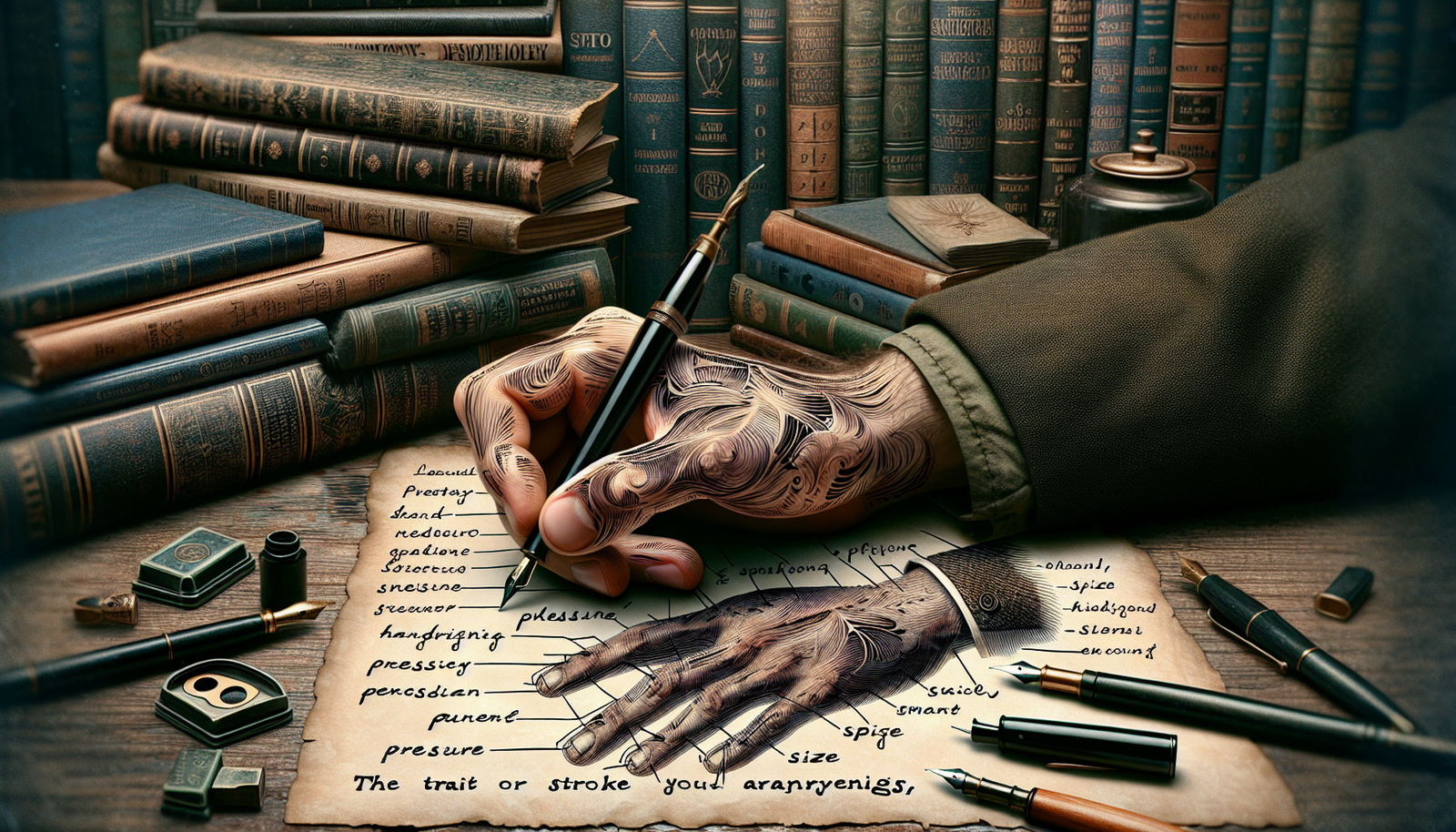 Trait or Stroke Method of Handwriting Analysis