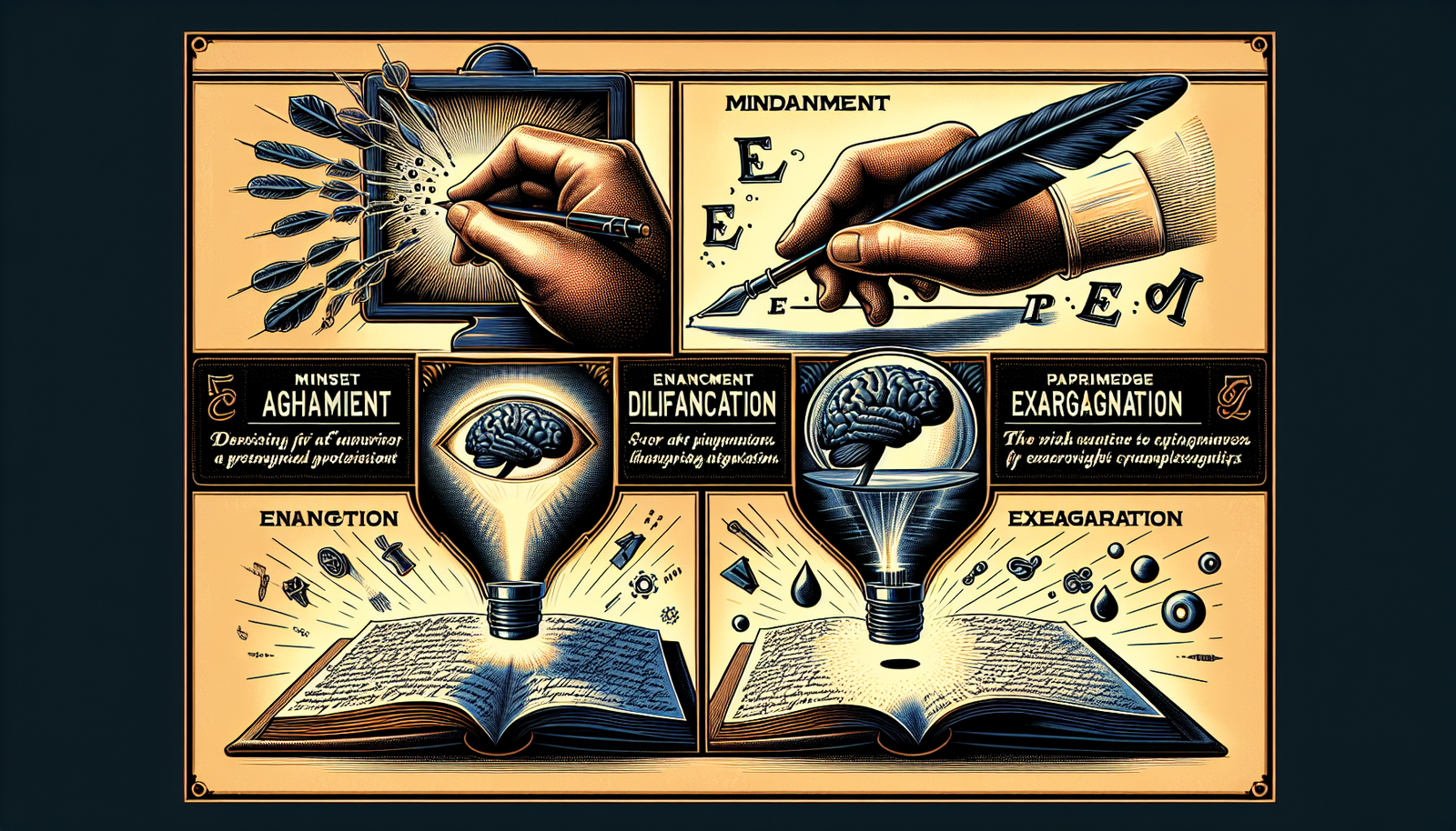 Key Principles of Graphology: Mindset, Enhancement, Dilution, Exaggeration, Perception