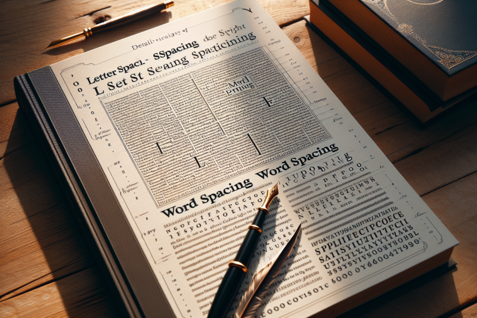 Letter Spacing, Word Spacing, and Line Spacing Analysis