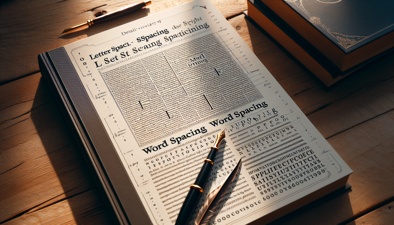 Letter Spacing, Word Spacing, and Line Spacing Analysis