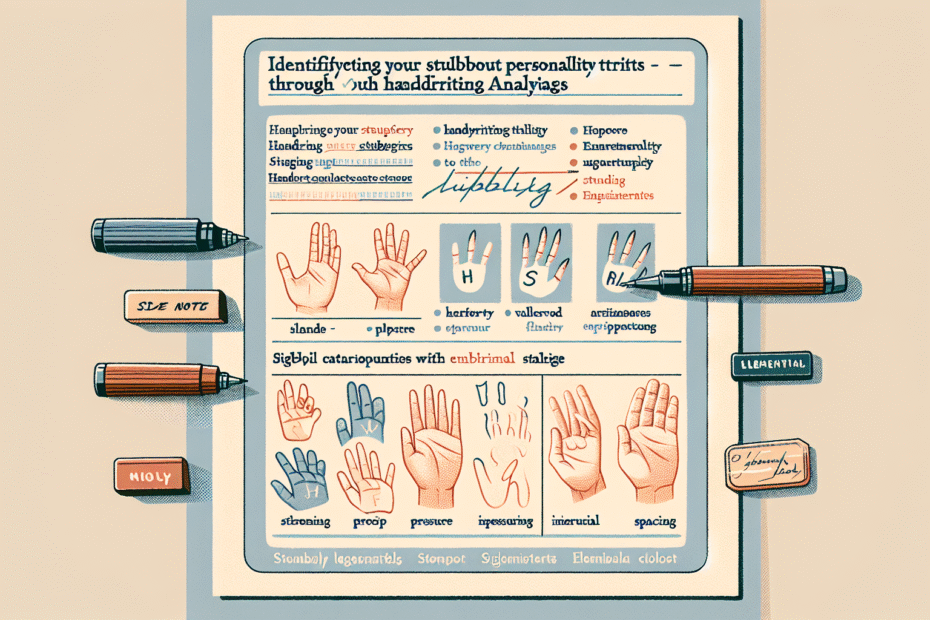 Identifying Stubborn Personality Through Handwriting