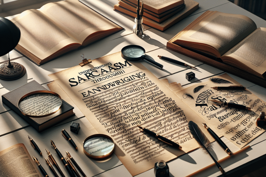 Understanding Sarcasm Through Handwriting