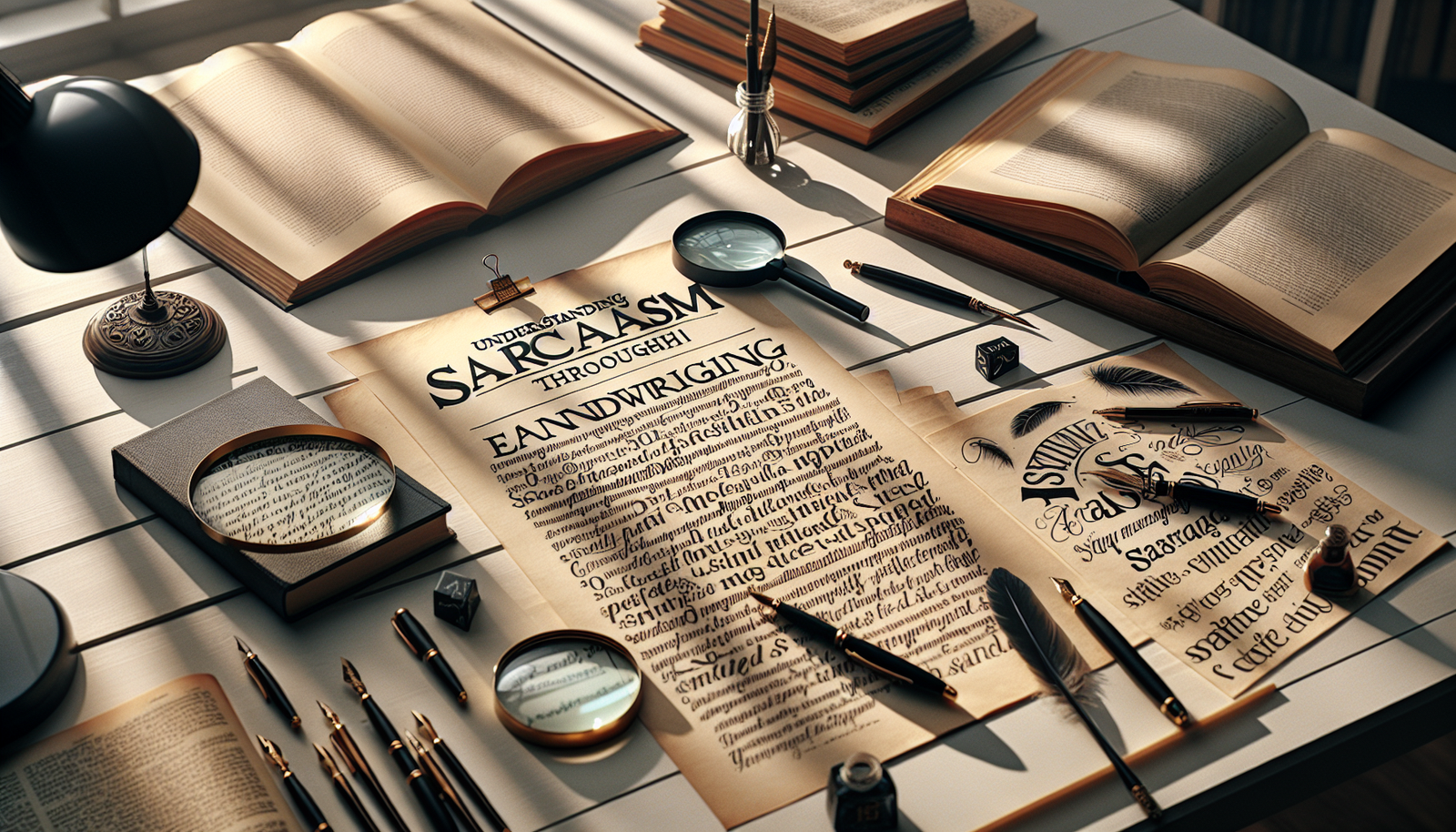 Understanding Sarcasm Through Handwriting