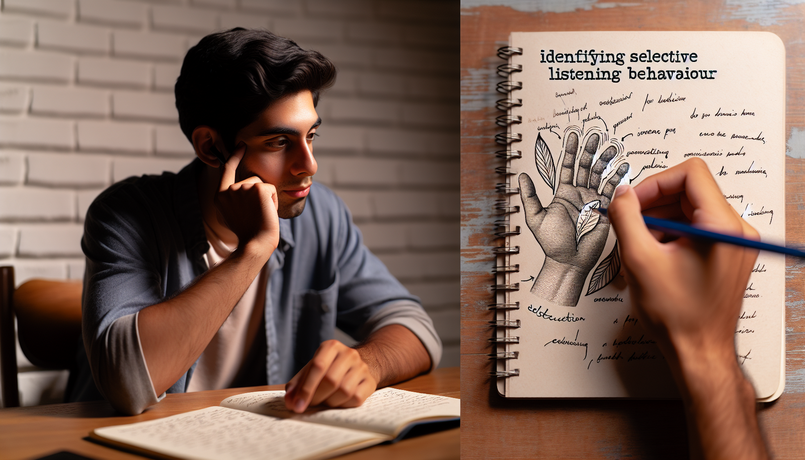 Identifying Selective Listening Behaviour Through Handwriting
