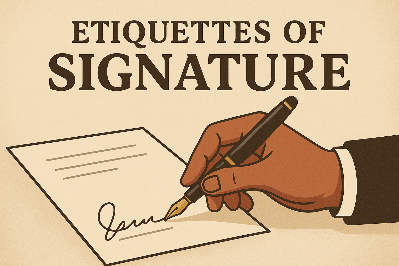Etiquettes of Signature