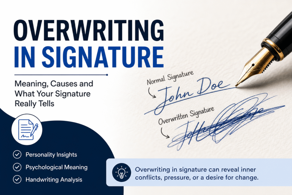 Overwriting in Signature