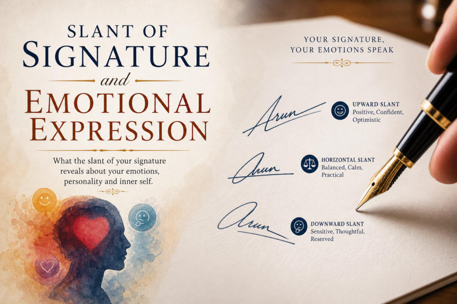 Slant of Signature and Emotional Expression