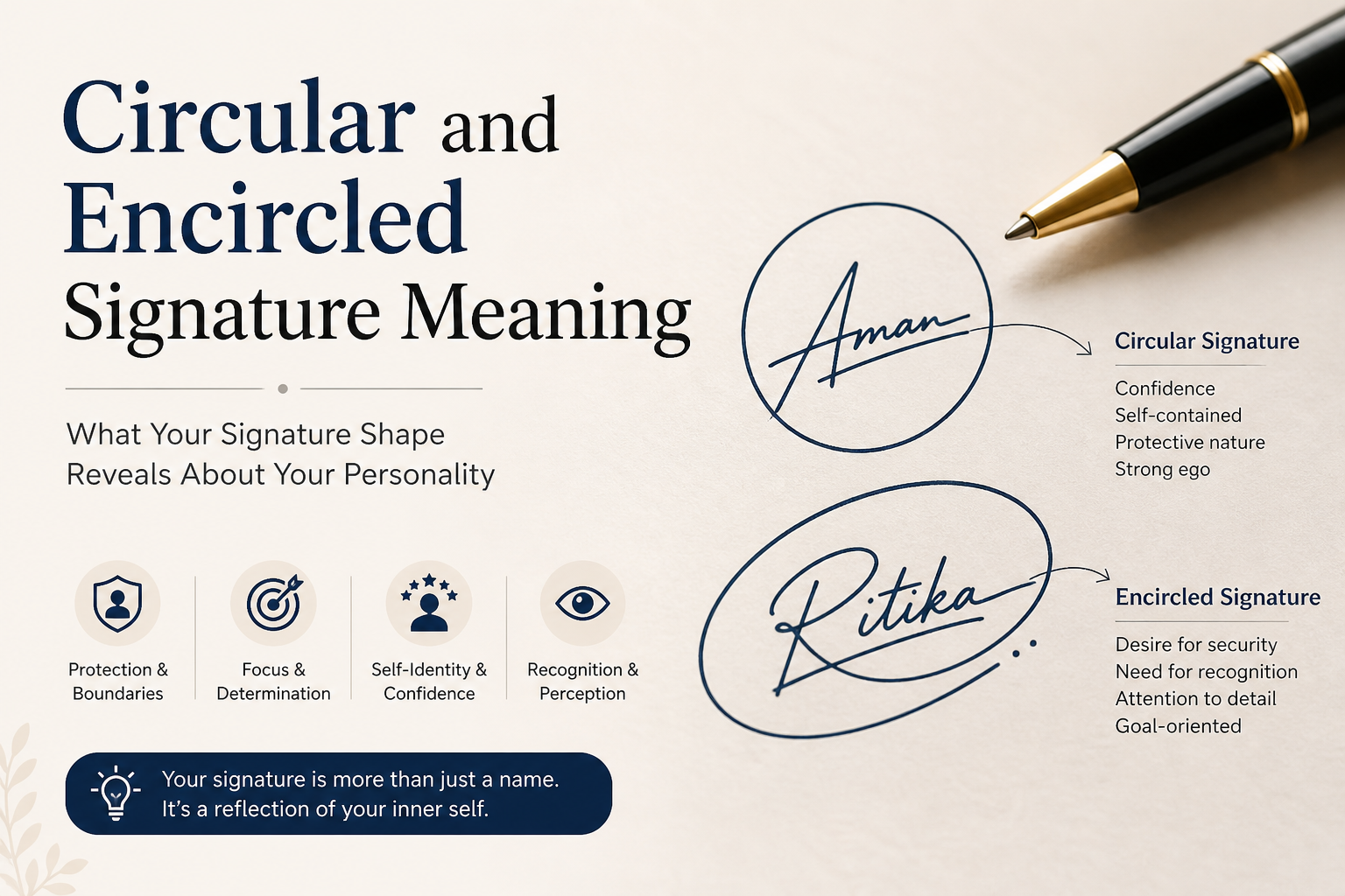 Circular and Encircled Signature Meaning