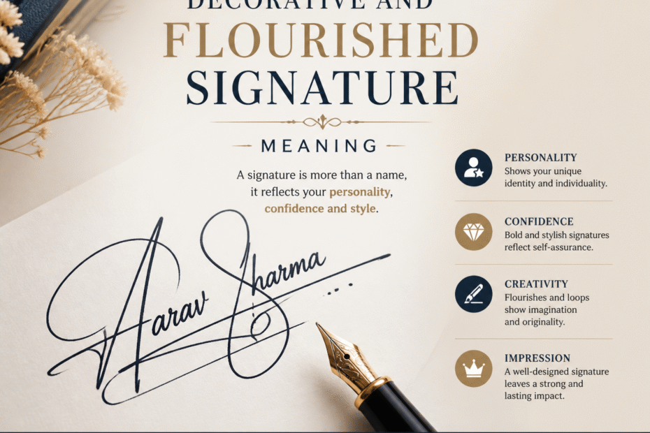 Decorative and Flourished Signature Meaning