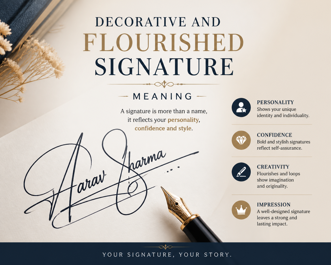 Decorative and Flourished Signature Meaning