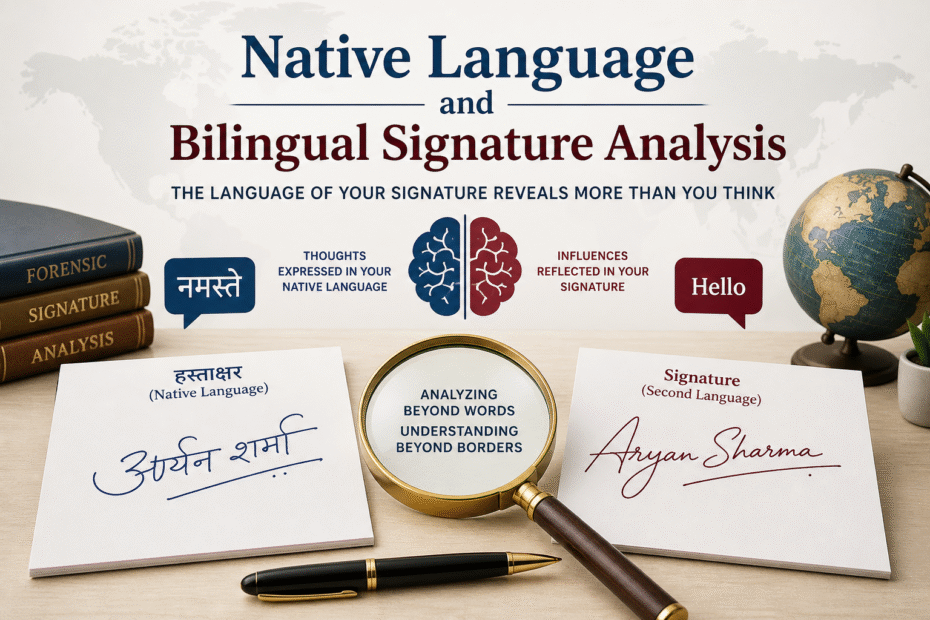 Native Language and Bilingual Signature Analysis